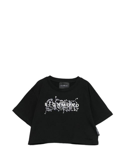 T-shirt bambina Richmond Junior nera RICHMOND Junior | RGP26203TST9BLACK